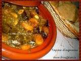 Tajine marocain d'agneau aux fruits secs