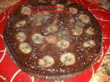 Clafoutis bananes chocolat