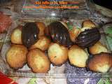 Madeleines orange chocolat