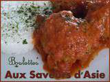 Boulettes aux saveur d'Asie