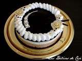 Entremet chocolat au lait/ chocolat blanc