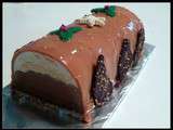 Bûche de Noel 3 chocolats