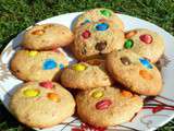 Cookies au m&m's