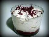 Verrine straciatella et fruits rouge (au choix)