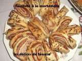 Roulé feuilleté à la dinde et fromage