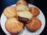 Muffins coeur nutella