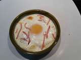 Oeufs cocotte jambon-camembert