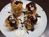 Profiteroles au chocolat