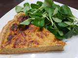 Quiche poulet chou-fleur roquefort