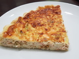 Quiche saumon poireau boursin