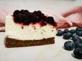 Cheesecake sans cuisson aux fruits rouges