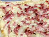 Flammekueche (ou tarte flambée) et sa pâte maison