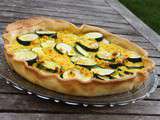 Quiche de courgettes aux épices et au Kiri®