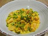 Curry de perche aux poivrons