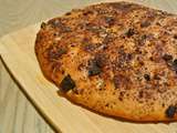 Focaccia au chocolat