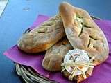 Fougasse aux olives vertes