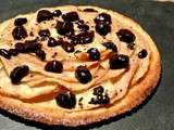 Tartelette fine aux poires et pépites de chocolat