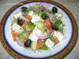 Salade grecque à la feta