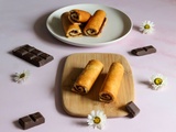 Mini roulés aux chocolat