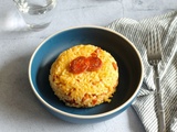 Risotto au chorizo et parmesan