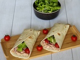 Wraps au thon et crudités