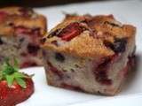 Financiers fruits rouges & fraises