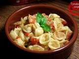 Orechiette aux courgettes, tomates & basilic