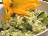 Risotto de courgettes & ces fleurs