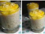 Riz au lait de coco et mangue