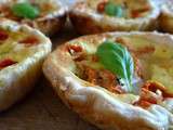 Tartelette tomates mozzarella basilic