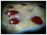 Clafoutis aux tomates cerises