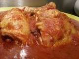 Poulet en sauce tomate maison