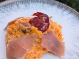 Risotto au Chorizo de Taureau & Poivronnade
