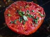 Tomates à la poêle d’après le livre Nature d’Alain Ducasse