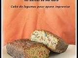 Cake de legumes pour apero improvise