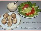 Oeufs marbres au the