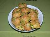 Petites gougeres au wasabi