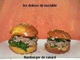 Quand les pommes se font hamburger pour un canard