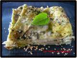 Lasagne à la Brousse et au Pesto