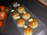 Mini burger au thon et fromage frais