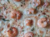 Pizza express aux crevettes