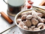 Amandes caramélisées au miel, cannelle & amandes au chocolat