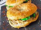 Bagels maison   poulet aux herbes  