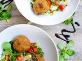 Boulettes de bœuf panées au camembert