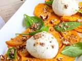 Butternut rôti, burrata & vinaigrette à l’orange