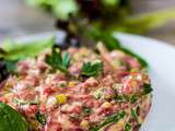 Tartare de bœuf classique au couteau