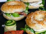 Trio de petits bagels