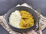 Aiguillettes de poulet au curry, à la mangue et aux noix de cajou