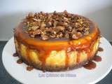 Cheesecake aux amandes et au caramel