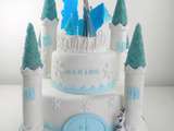 Gâteau : Le château de la Reine des Neiges (avec tuto)